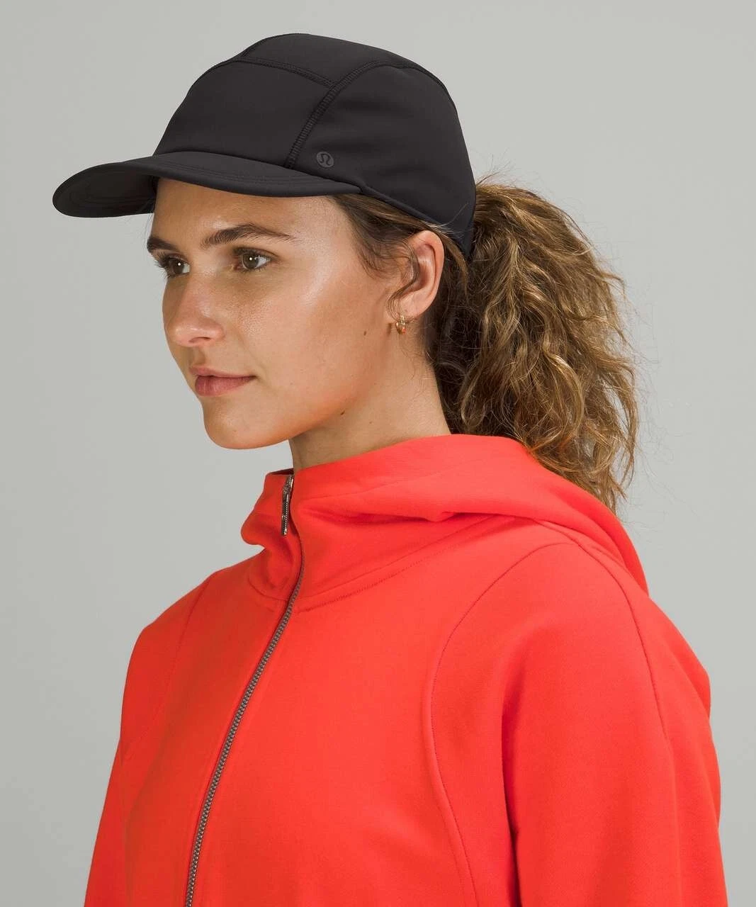 Lululemon velvet fleece hat black cap womens lined clip NEW