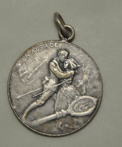 Badge of days - 1914-1915 our 75 in Alsace chain medal