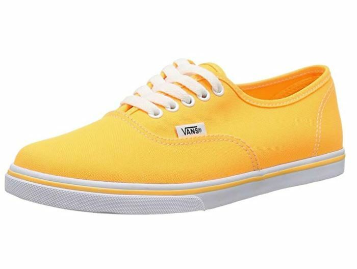 vans authentic lo pro orange