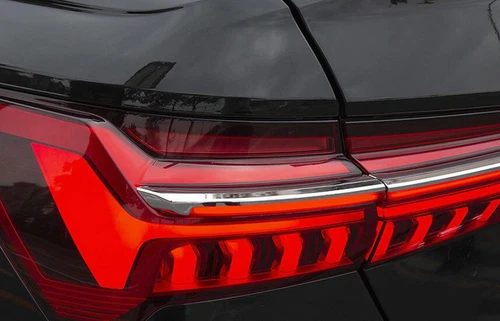 4PCS ABS Chrome Exterior Tail Light Lamp Strip Trim For Audi A6 2019 2020-2022 - Foto 10 di 11