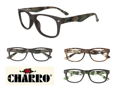 Occhiali da Vista Lettura EL CHARRO Uomo Donna Mod. CALIFORNIA Camouflage