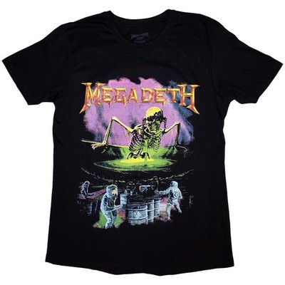 Megadeth kontaminiertes schwarzes T-Shirt NEU OFFIZIELL
