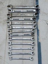 Snap On Tools Rxs 13 Pcs 6-point Sae Open-end Flare Nut Line Wrench Set Usa
