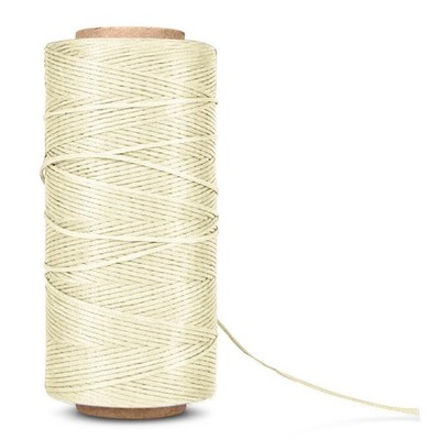 Waxed Thread - 284 Yards (260 meters) 0.8mm 150D Polyester Wax Thread for Lea...