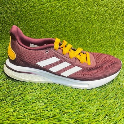 Adidas Supernova Mens Size 8 Burgundy White Athletic Running Shoes Sneakers
