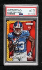 2014 Panini Prizm Panini Prizm Odell Beckham Jr #282 PSA 10 GEM MT 4f5