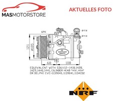 KOMPRESSOR KLIMAANLAGE NRF 32172 A FÜR VAUXHALL ASTRA IV,ASTRA IV CC