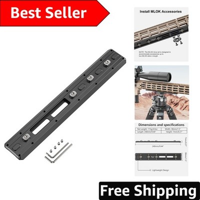 Mlok Arca Rail System for Quick Release   240mm Adapter with Versatile Mounting