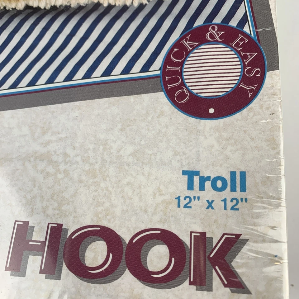 Vtg WonderArt By Caron Troll Latch Hook Kit #4609 Made In USA NIP - Image 2 of 4