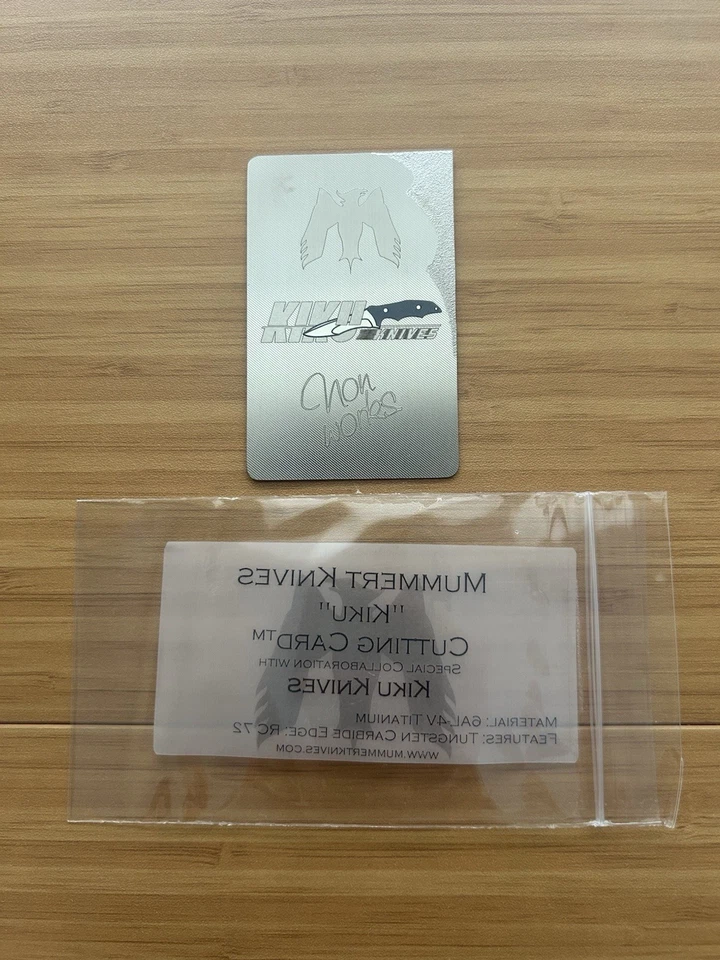 Coltelli Mummert x Coltelli Kiku "Kiku" Carbidati Ti Carta da Taglio - Immagine 3 di 4