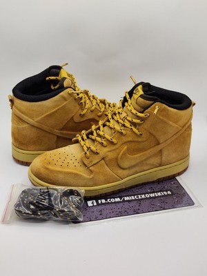 Size 10 - Nike Dunk High Vac Tech Premium QS ''Wheat Pack'' 486987-700 RARE