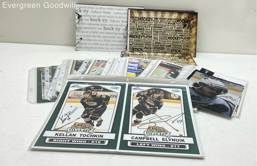 Collection of Autographed Hockey Photos-no Coa