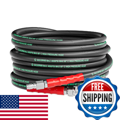 #ad #ad GALELEOPARD 3 8quot; Pressure Washer Hose 25FT 4800PSI with 3 8 Inch Quick Connect $49.30
