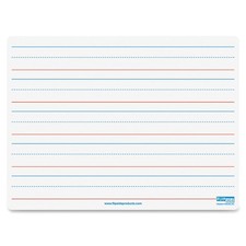 Flipside, FLP10076, Double-Sided Magnetic Dry Erase Board, 12"W x 9"H, White