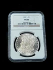1880-S $1 Morgan Silver Dollar - NGC MS66