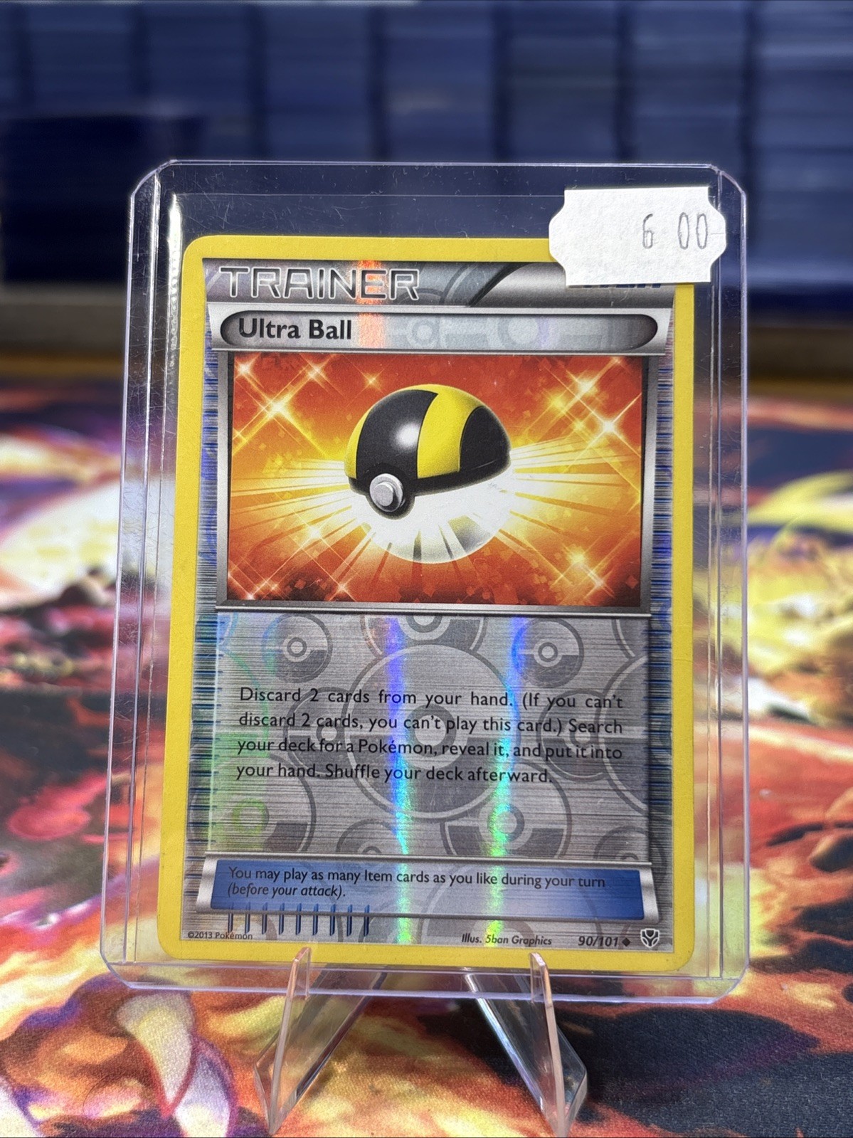 Ultra Ball 90/101 Reverse Holo Plasma Blast Pokemon✨🔥SHIPS FAST💨+FREE GIFT🎁