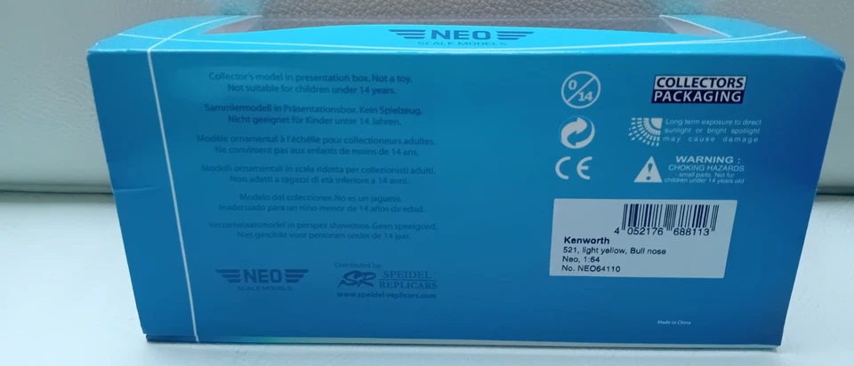 NEO64110 1:64 Kenworth 521 Bull Nose 1950 Light Yellow Neo Scale Models Truck - Image 2 of 2