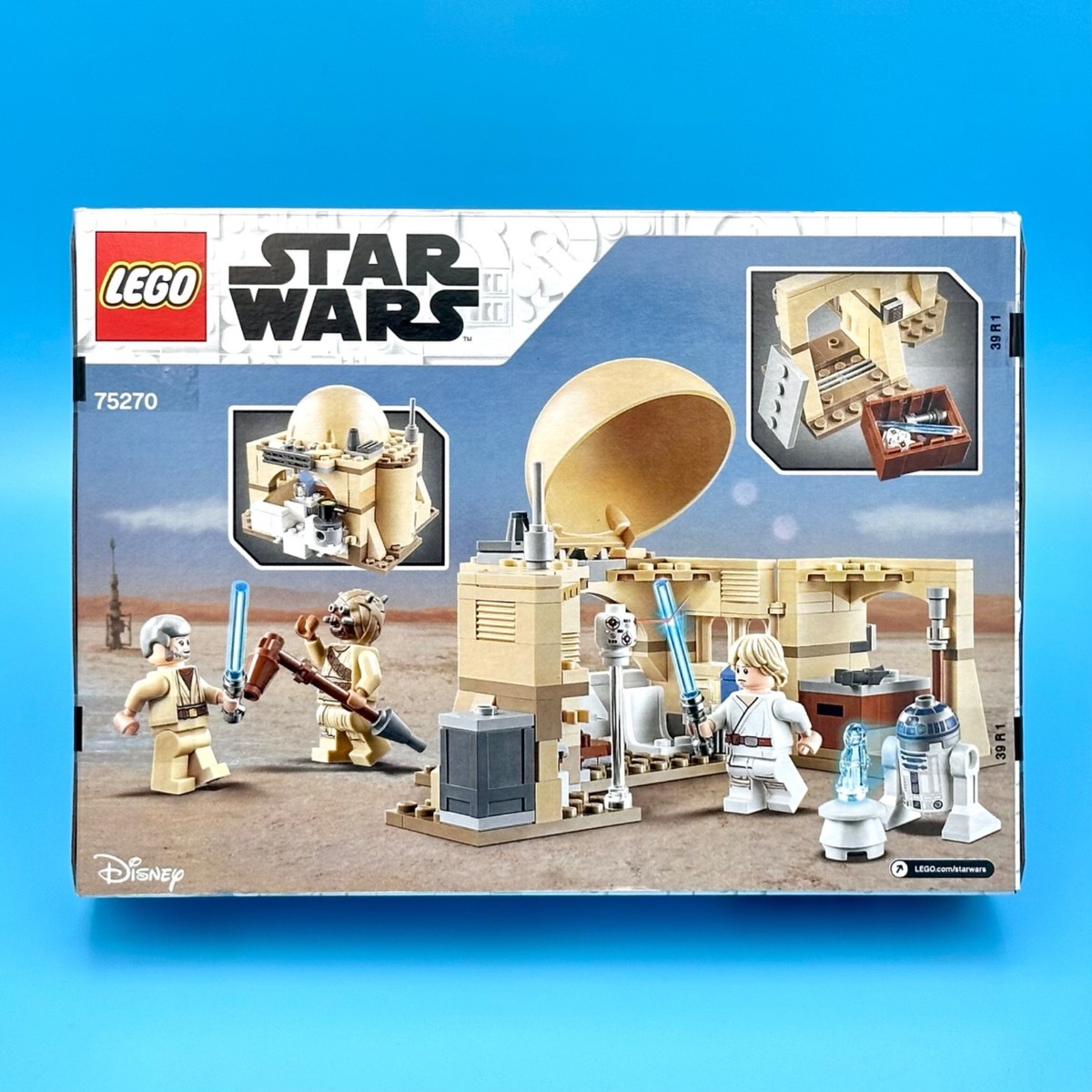 LEGO Star Wars Obi-Wan's Hut 75270 Kenobi R2-D2 Tusken Raider