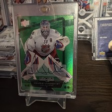 Henrik Lundqvist 2014-15 UD Black Diamond Emerald Auto #2/10