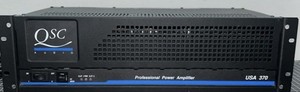 QSC Audio USA 370 Professional Power Amplifier Tested & Works