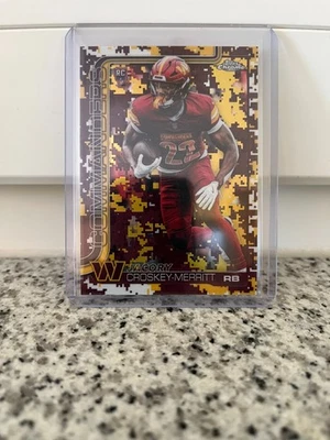 Topps Chrome 2025 NFL Jacory Croskey-Merritt RC Team Camo #No.387 - Bild 1 von 2