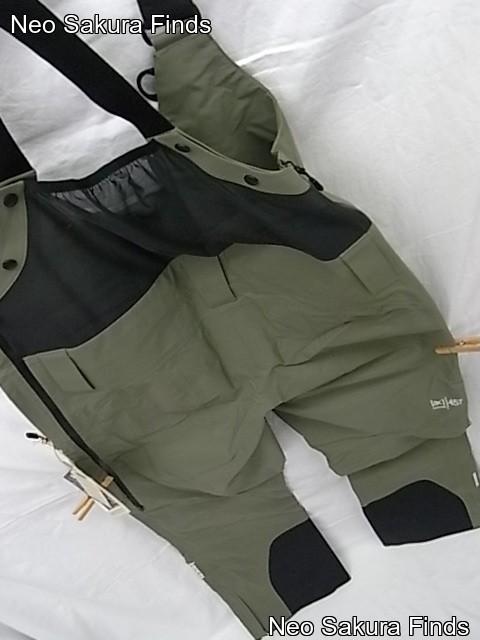 Burton AK457 GORE-TEX PRO 3L Bib Pants Men's S Size Used Wolf