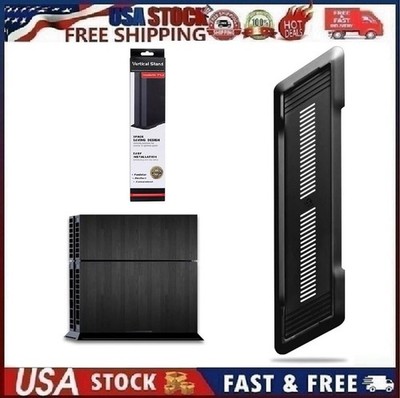 Space Saving Vertical Stand Dock Mount Holder For Sony Playstation4 PS4 Console