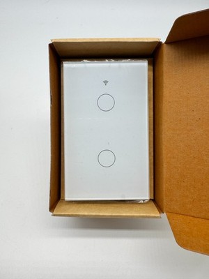 MOES Smart Switch 2 Gang  M#ZTS-US 2.4GHz WiFi Wall Touch Smart Switch