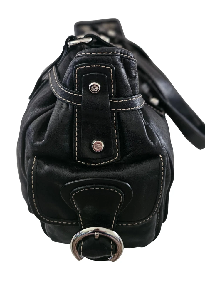 Francesco Biasia сумка с короткими ручками черный серебряный кожаный женщина подлинный - Изображение 4 из 4