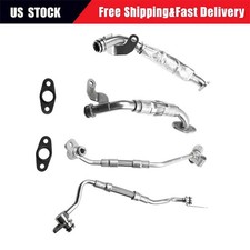 For Base 3.0l L6 Bmw 335i 335xi Turbo Charger Coolant Hose Line Kit 11427563713