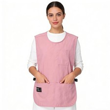 Waterproof Unisex Cobbler Apron 4 Pockets Vest Style Ultralight Chef Waiter