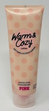 1 NEW VICTORIAS SECRET PINK WARM COZY SCENTED LOTION BODY CREAM 8 OZ LARGE