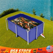 Canvas Fish Pond Aquarium Fish Water Tank Water-proof Coating Koi Breeding Pond