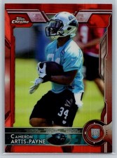 2015 Topps Chrome #167 Cameron Artis-Payne Orange Refractor