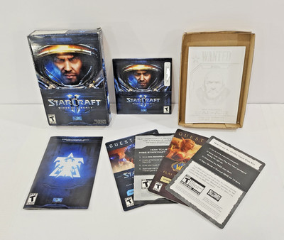 Starcraft 2 Wings Of Liberty PC Game - Comes with Box, Manuals, Inserts All Item