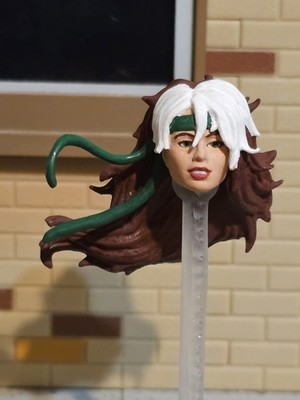 Marvel Legends Snap Rogue Savage Land Custom Head