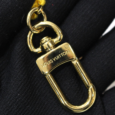 LOUIS VUITTON Bag Charm Sunflower Crochet Back Charm Monogram