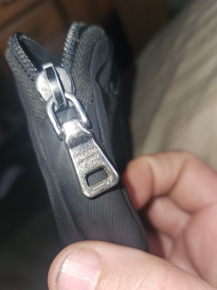 Prada Re-Nylon keychain pouch View 6