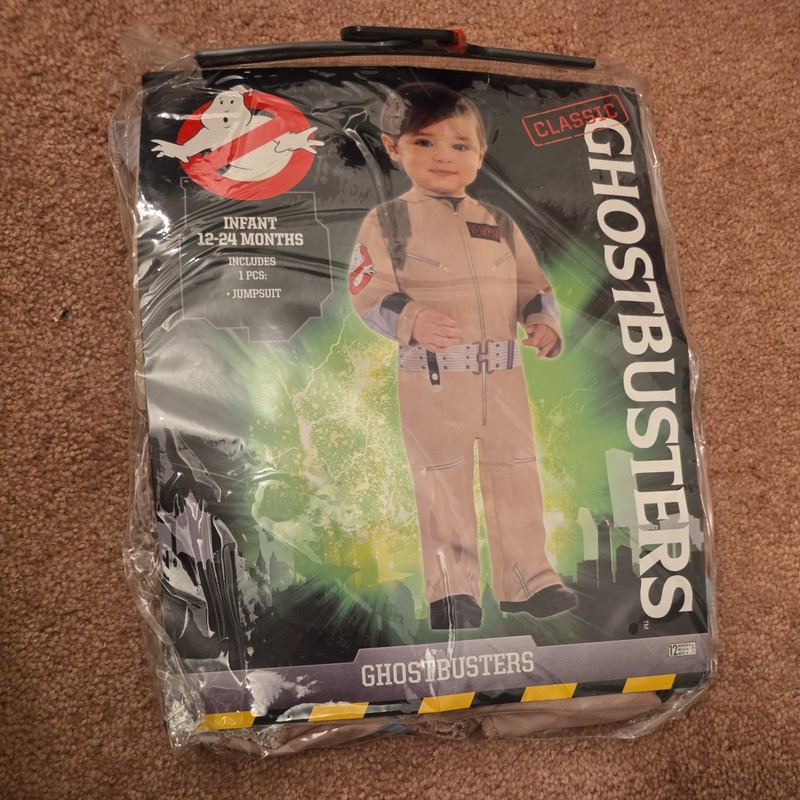 NEW Ghostbusters Halloween Costume - Classic Ghostbusters - Infant 6-12 Months