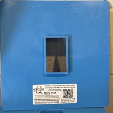 QUICKFLASH E-SGR SINGLE GANG 1/2" RAISED PLASTER RING COVER FLASH PANEL 