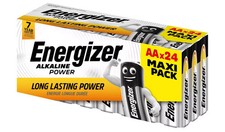 24x Energizer AA Alkaline Power Batteries Maxi Pack LR6 MX1500 Long Lasting