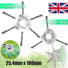 7 Inch Grass Strimmer Head Trimmer Brush Steel Wire Wheel Garden Weed trimmer UK