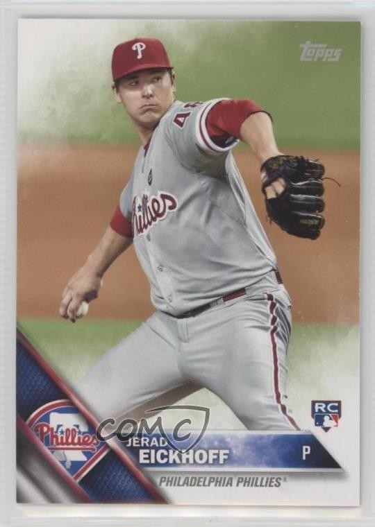 2016 Topps Philadelphia Phillies Jerad Eickhoff #PP-12 Rookie RC 2f9