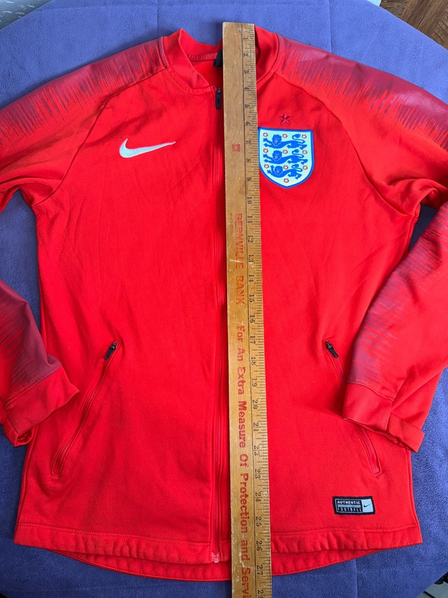 England Full-Zip Red Track Training Football Jacket Nike 893588
