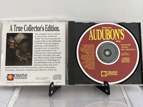 Multimedia Audubon's Birds by Creative Multimedia ~ 1994 ~ CD-ROM - Photo 3/3