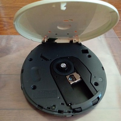 NO DUTY| PANASONIC SL-CT440 CD Player MP3 White Orange Remote