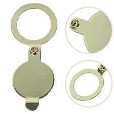 5Pcs Durable Copper Door Eye Viewer Covers for Enhanced Apartment Security
