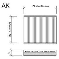 Diederichs DCI1066S Innenraumfilter, Pollenfilter FüR Alfa Romeo 156 (932_)
