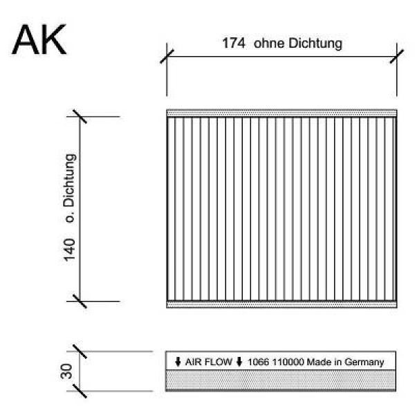 Diederichs DCI1066S Innenraumfilter, Pollenfilter FüR Alfa Romeo 156 (932_)-image