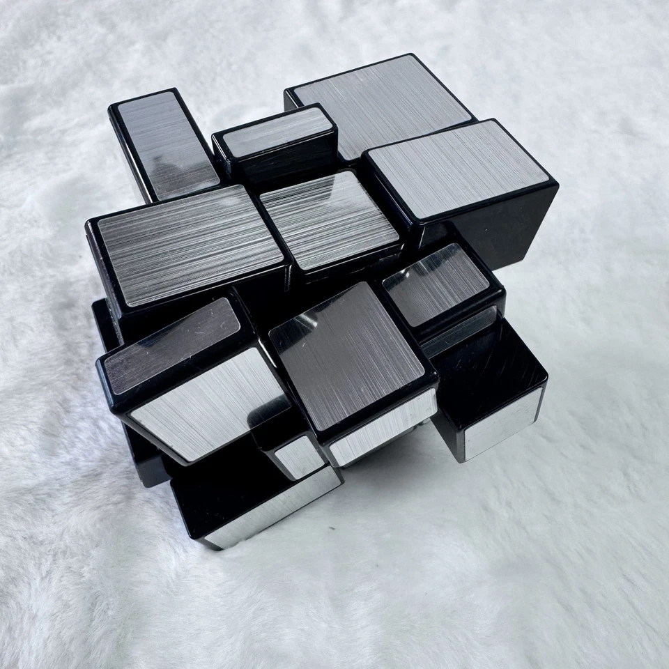 Cubo Espejo 3x3x3 Cubo Mágico Puzzle Cubo de Velocidad Profesional Foto 3 de 3